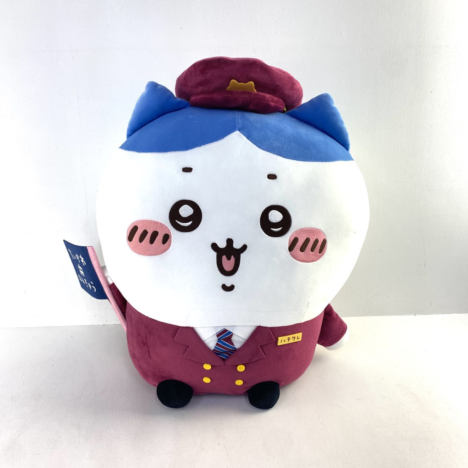 ☆加古川物流】【中古品】ちいかわ × 阪急電車 BIGぬいぐるみ ハチワレ 