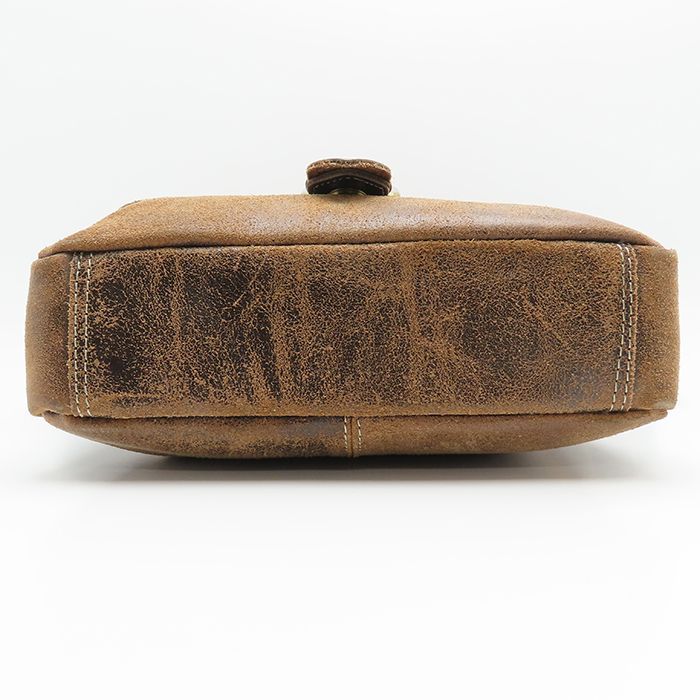 ロワーレン 】ROWALLAN ショルダーバッグ 鞄 かばん ブラウン系 レザー