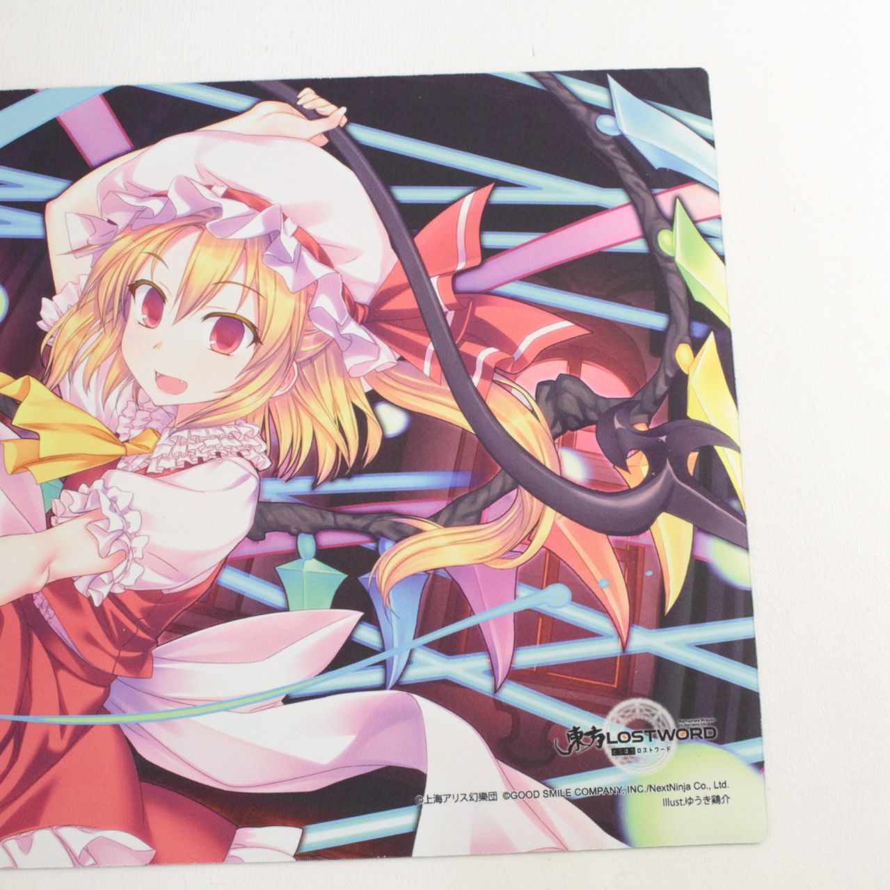 【★加古川物流】中古  東方 LostWord ラバーマット うしろの正面 フランドール・スカーレット プレイマット デスクマット ロストワード【721】