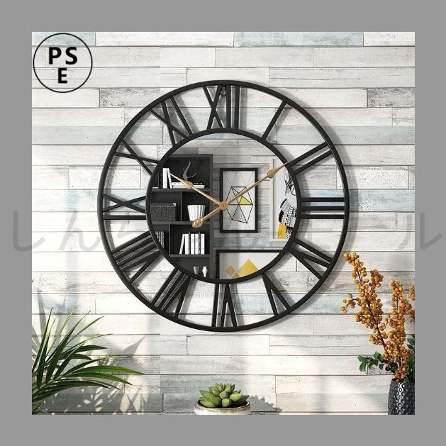 壁掛け時計 ウォールクロック ミラー時計 鏡時計 アナログ ラウンド