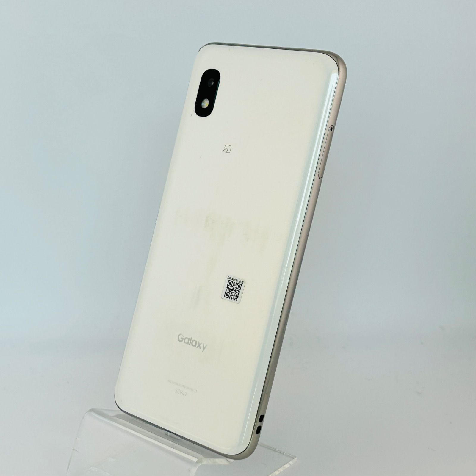 バッテリー良好 Galaxy A21 SCV49 64GB ホワイト SIMフリー(simロック