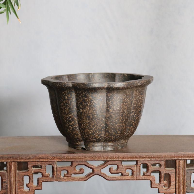 蓮華盆 紫砂盆鉢 盆栽鉢 植木鉢 小品盆栽鉢 大品盆栽鉢 - メルカリ