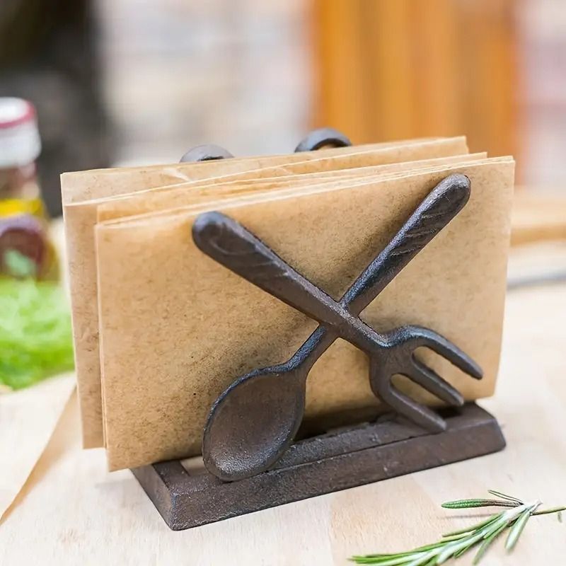 チェコ • アンティーク •ナプキンスタンド ナプキンホルダー ナプキンスタンド 卓上 収納 鋳鉄 収納ホルダー