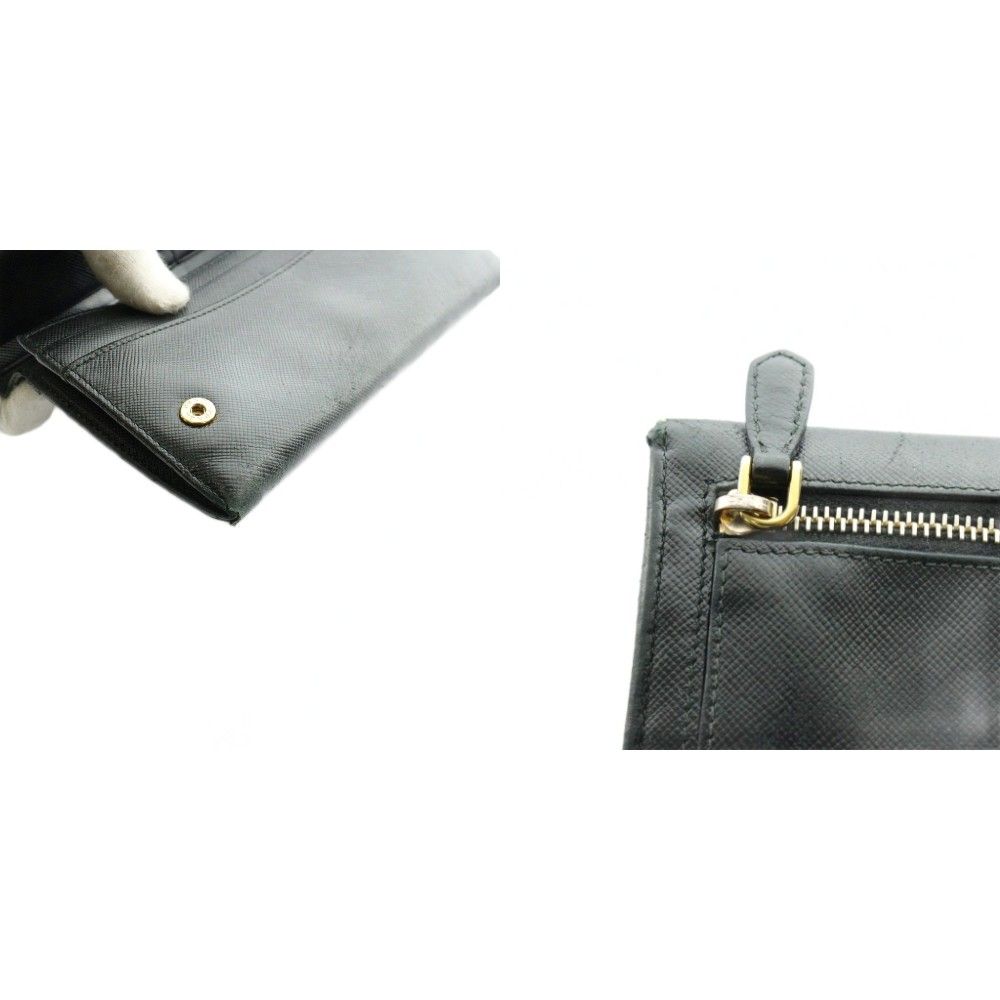 プラダ PRADA サフィアーノ・フィオッコ SAFFIANO FIOCCO 長財布 二