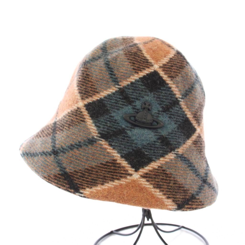希少/人気ビビアンウェストウッド　チェック　オーブ/パイロット　ホームズハット ヴィヴィアンウエストウッド Vivienne Westwood バケットハット