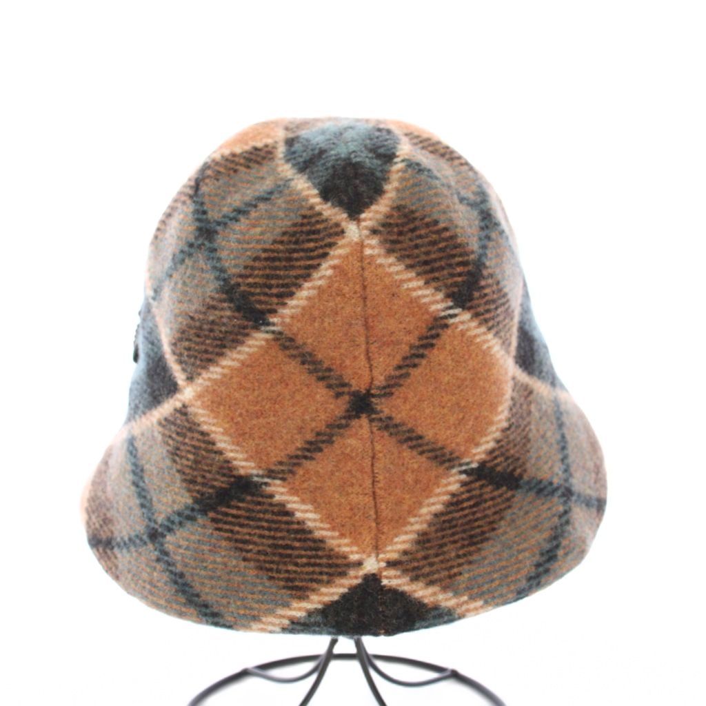 冬KO2598□Vivienne Westwood ウール ハット チェック 冬KO2598