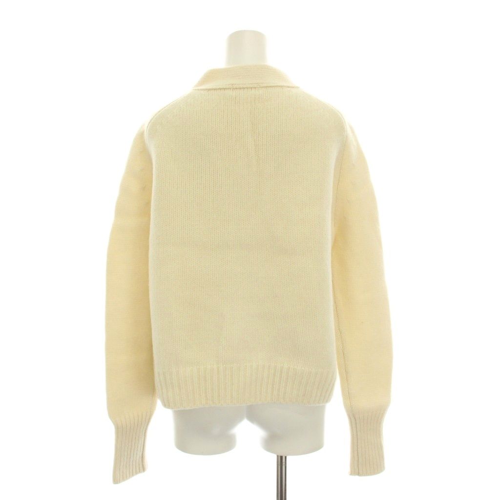 イエナ IENA 21AW AQUAラグランVネックカーディガン ニット 長袖 白