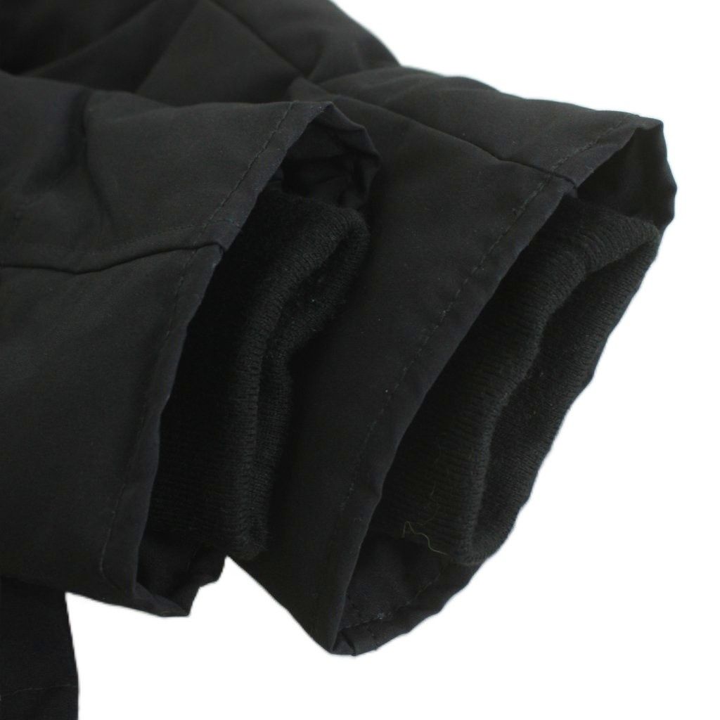 ダントン ロングダウンコート ラクーンファー フード付き 黒　36 ダントン DANTON フード付きロングダウンコート フード チャイニーズ