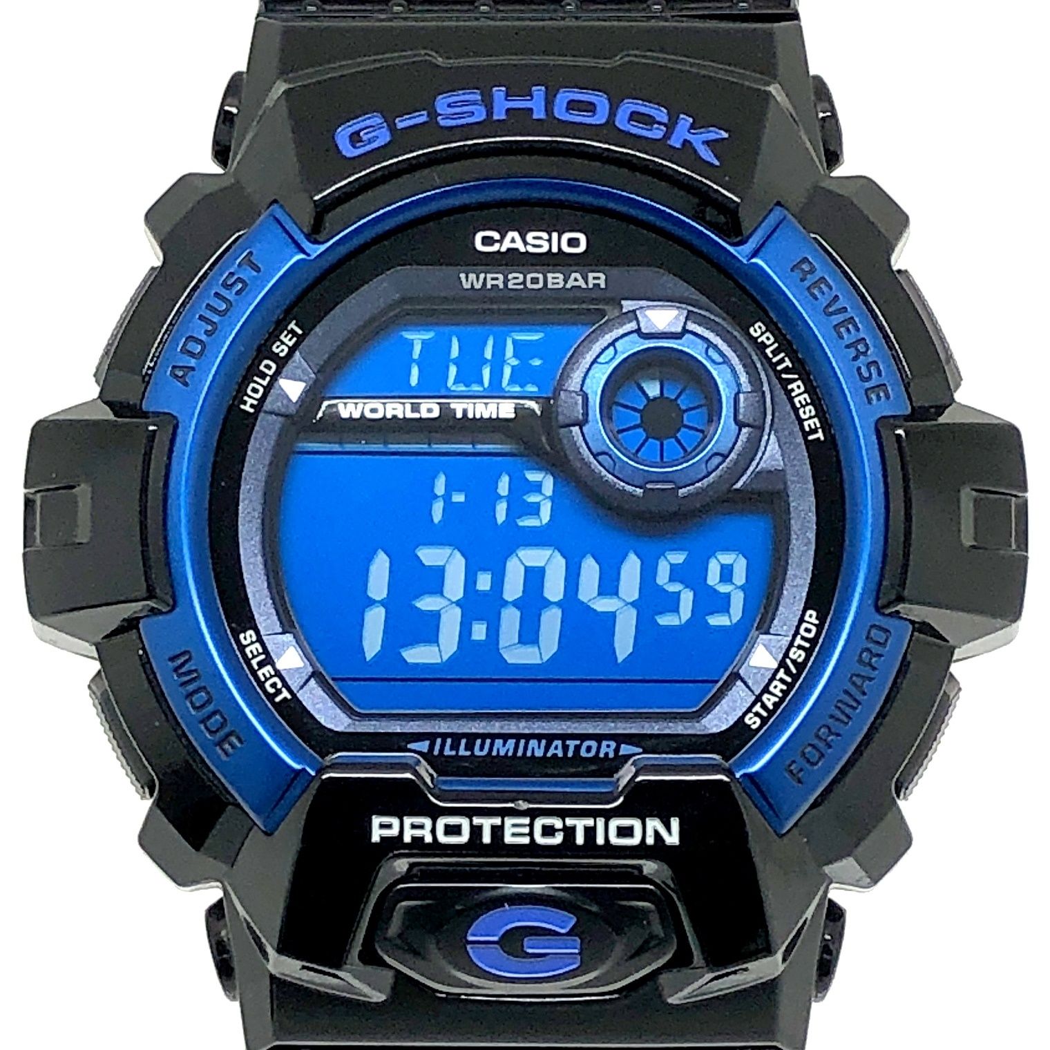 G-SHOCK ジーショック G-8900A-1 ビッグケース メタルベゼル 高輝度LED