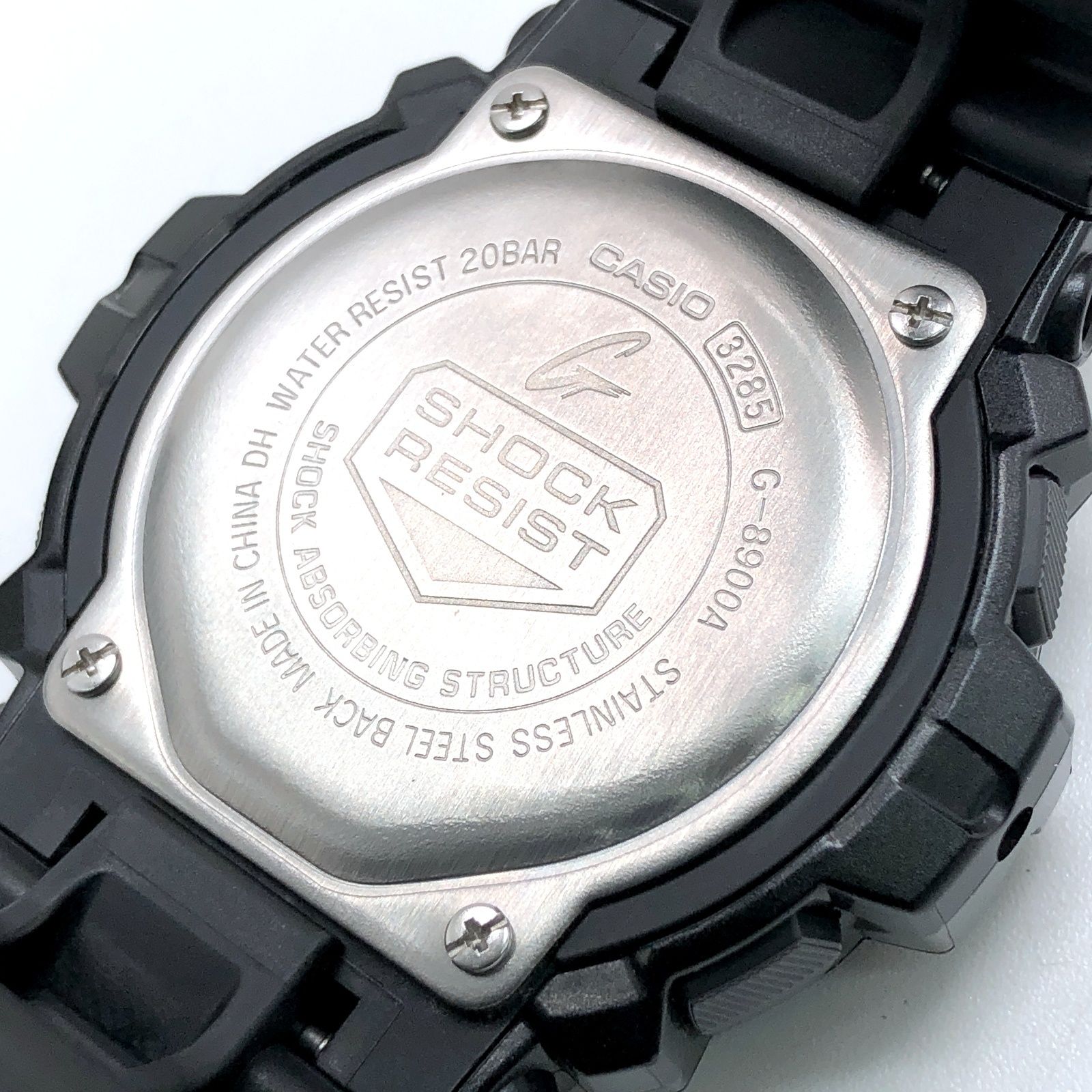 G-SHOCK ジーショック G-8900A-1 ビッグケース メタルベゼル 高輝度LED