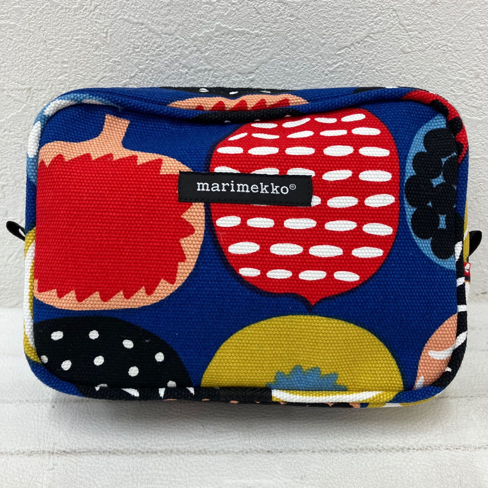 7821 marimekko マリメッコ ポーチ キャンバス 大きめ レディース 