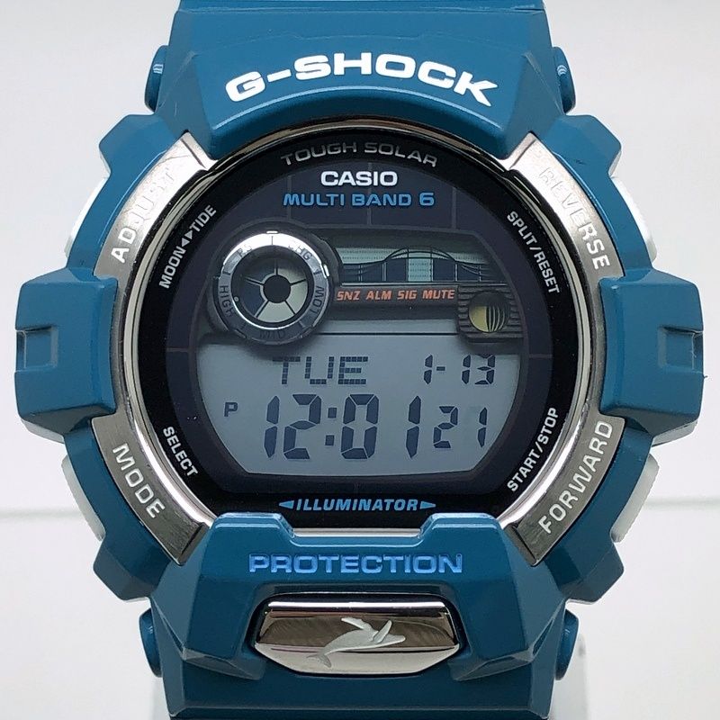 CASIO G-SHOCK GWX-8900K イルクジ限定 ブルー G-SHOCK ジーショック GWX-8900K-3 G-LIDE イルクジ2012 電波ソーラー