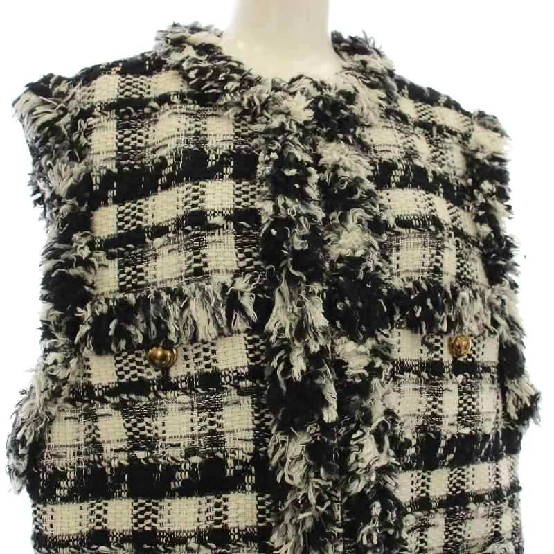 ユナイテッドアローズ UNITED ARROWS チェックツイードベスト ベスト