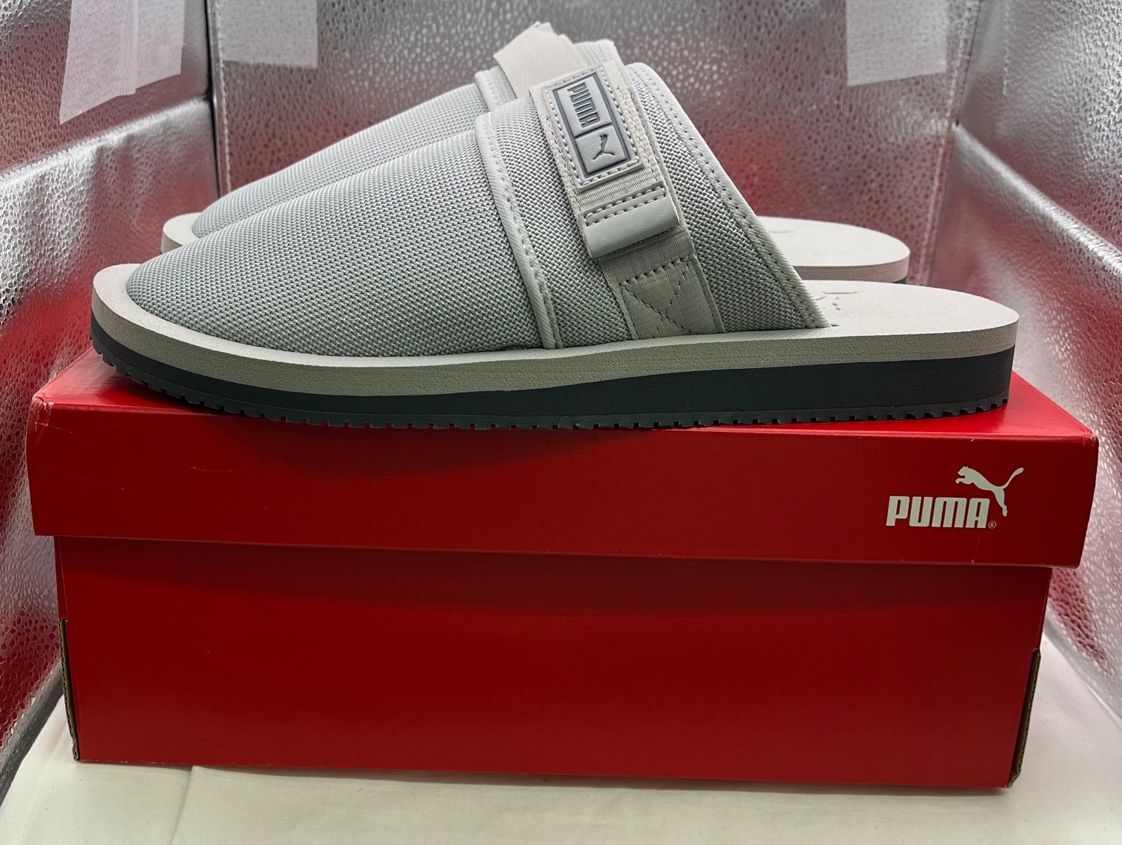 未使用級 プーマ PUMA ウィメンズ ローファー 23cm グレー ▽PUMA プーマ ワイロローファー グレー 383583 02 28㎝ 10264 - メルカリ