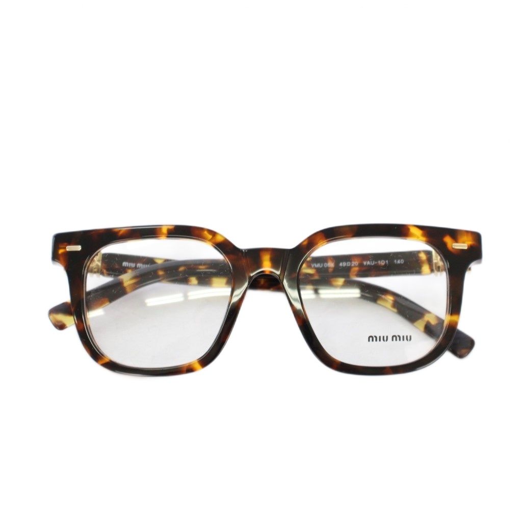 ミュウミュウ miumiu サングラス べっ甲柄 49□20 140 茶 VMU 06X /KH