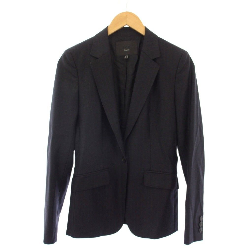 ICB アイシービー　セットアップ　ジャケット　パンツ　スーツ　ブラック アイシービー iCB シングルスーツ セットアップ テーラードジャケット