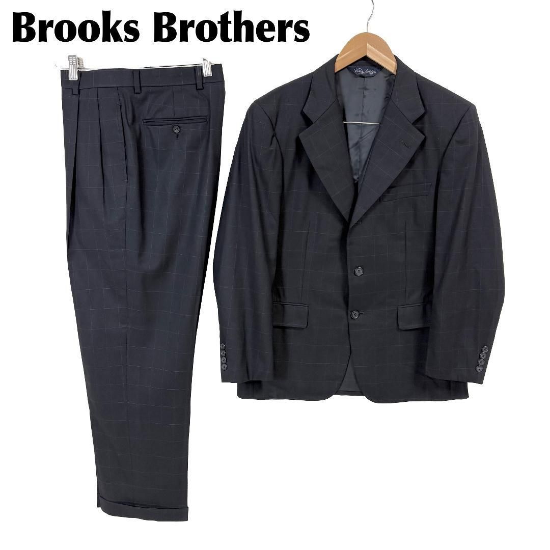 美品】 Brooks Brothers メンズスーツセットアップ ダークネイビー 