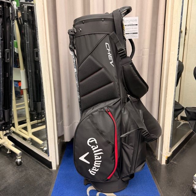 Callaway キャディバッグ 黒 スタンド付き Cb【新品未使用品】キャロウェイ シェブ スタンド 26 JM キャディ