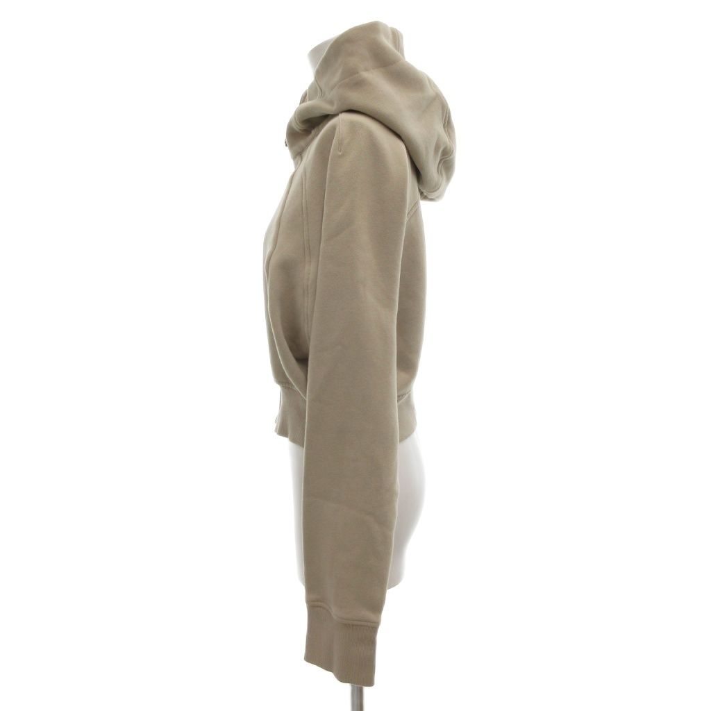 Lululemon サイズ6 ベージュ フード付きジップアップパーカー