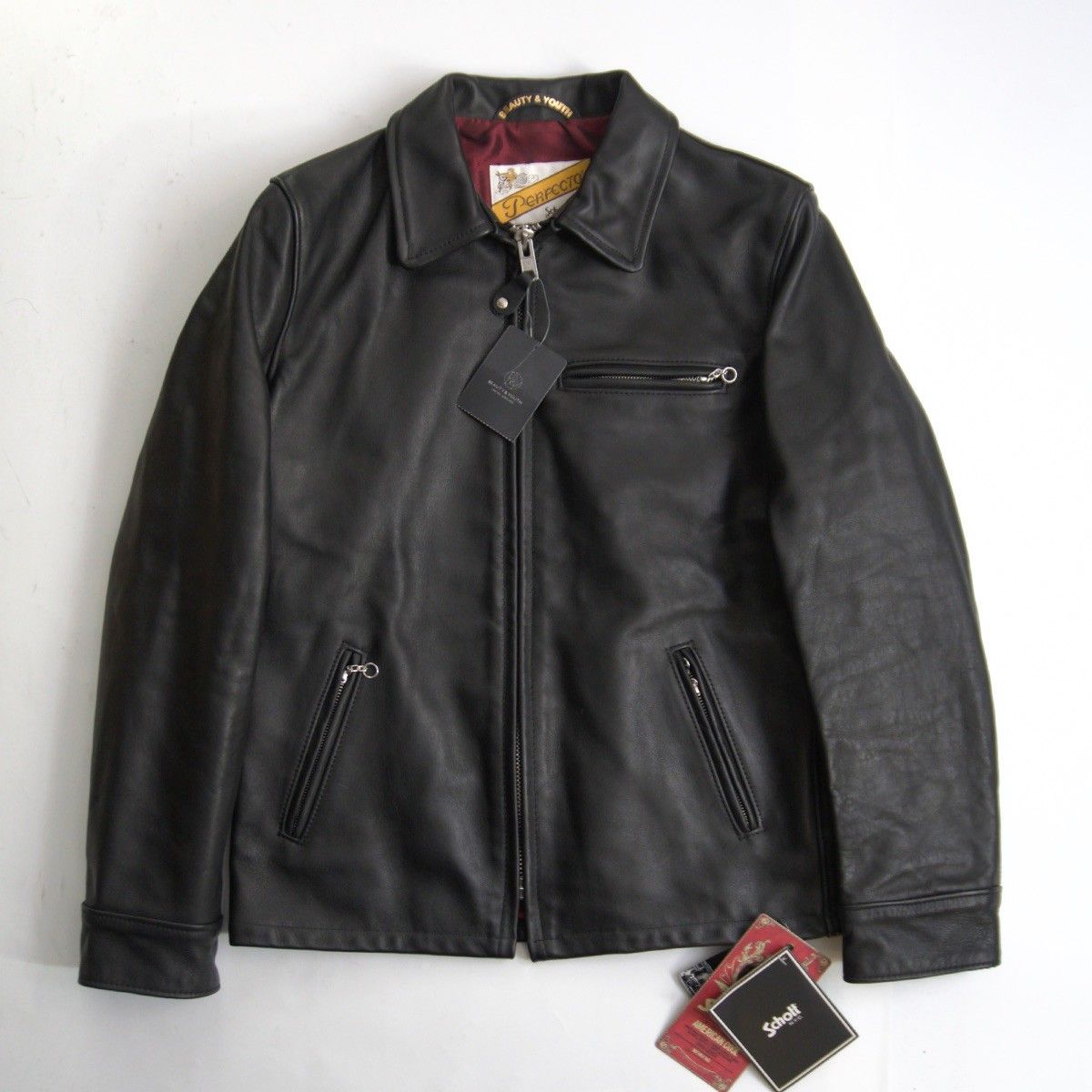タグ付き未使用品/UNITED ARROWS別注】SCHOTT【164UA/7143/シングル 