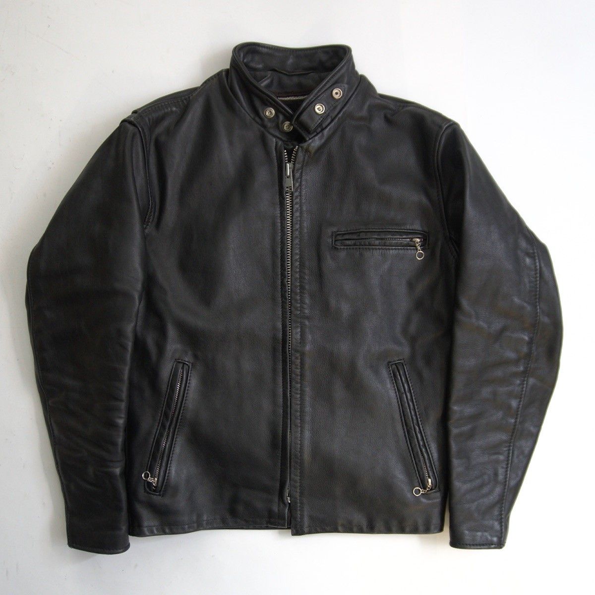 美品】SCHOTT【641/シングルライダースジャケット】38 ボアライナー