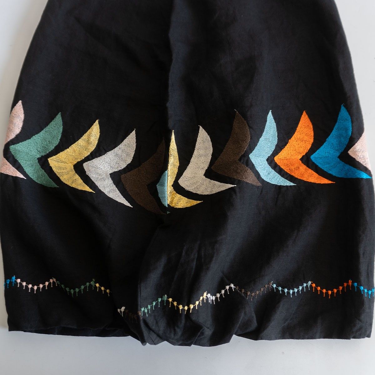 美品】mina perhonen【bird リネン スカート】 ミナペルホネン 麻 