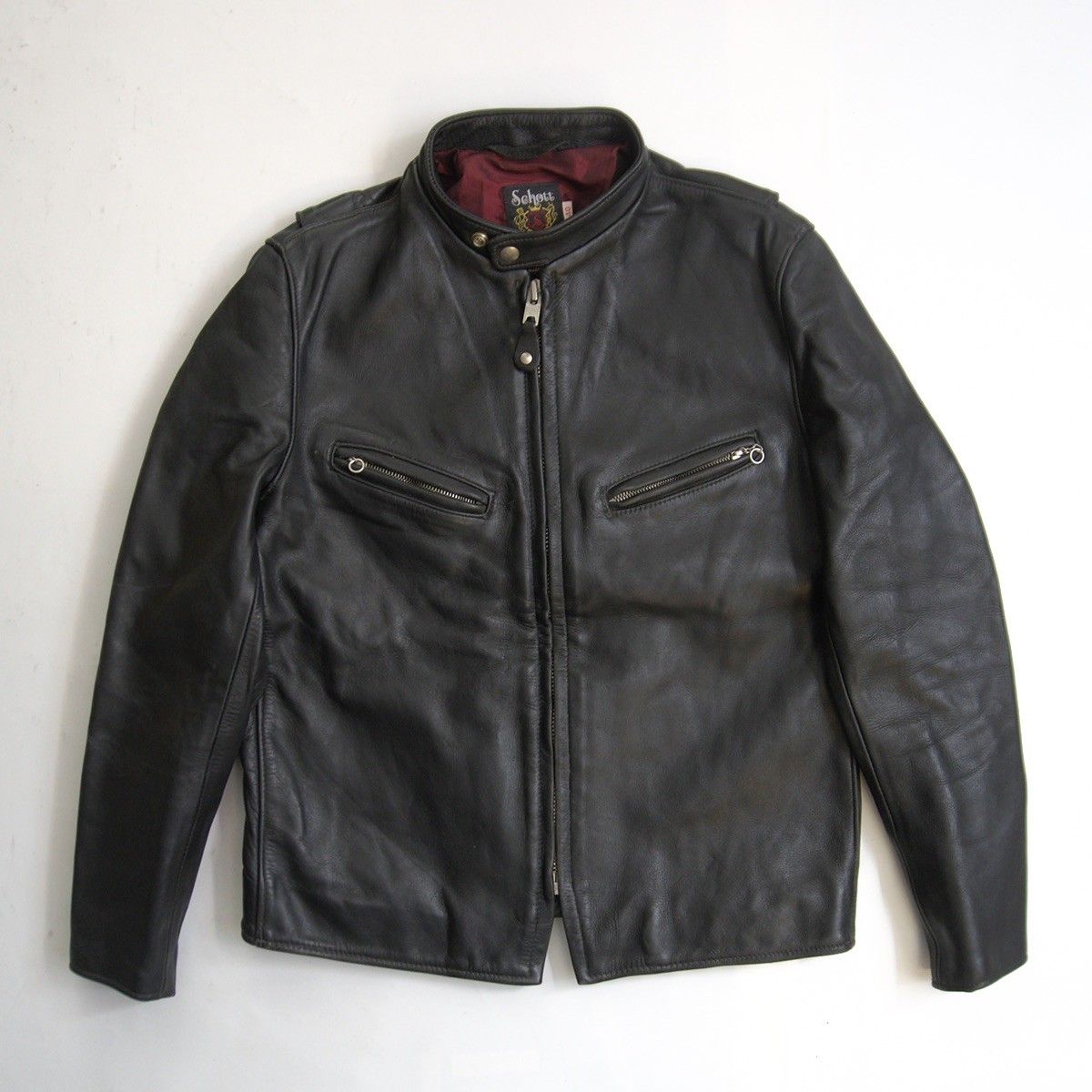 美品】SCHOTT【641XX/シングルライダースジャケット】40 ブラック
