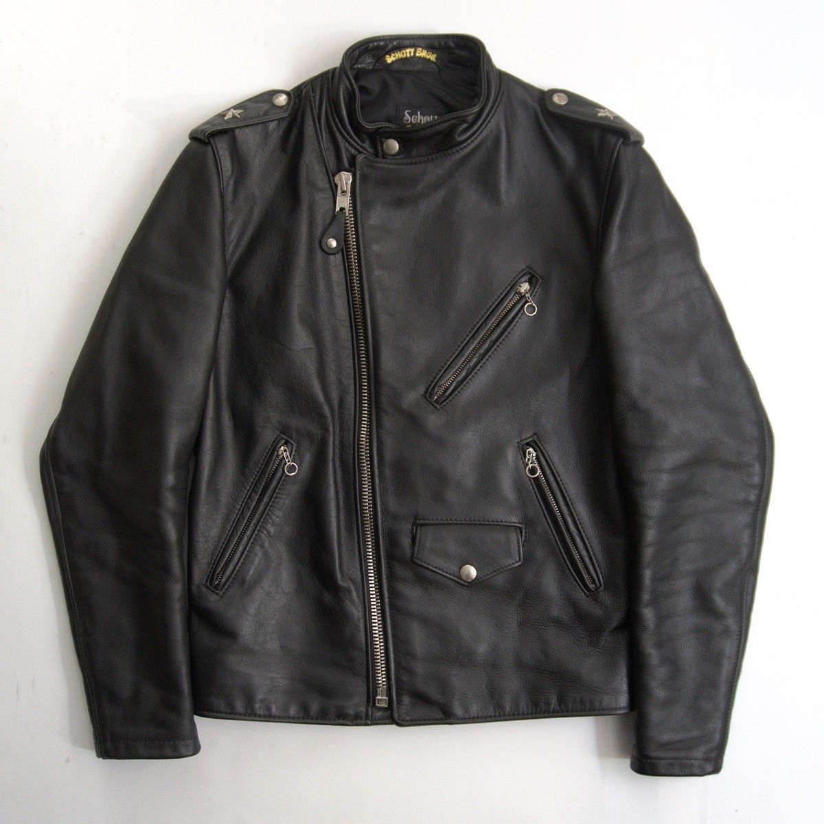 美品】SCHOTT【603US/ワンスター ダブル ライダース ジャケット】36 