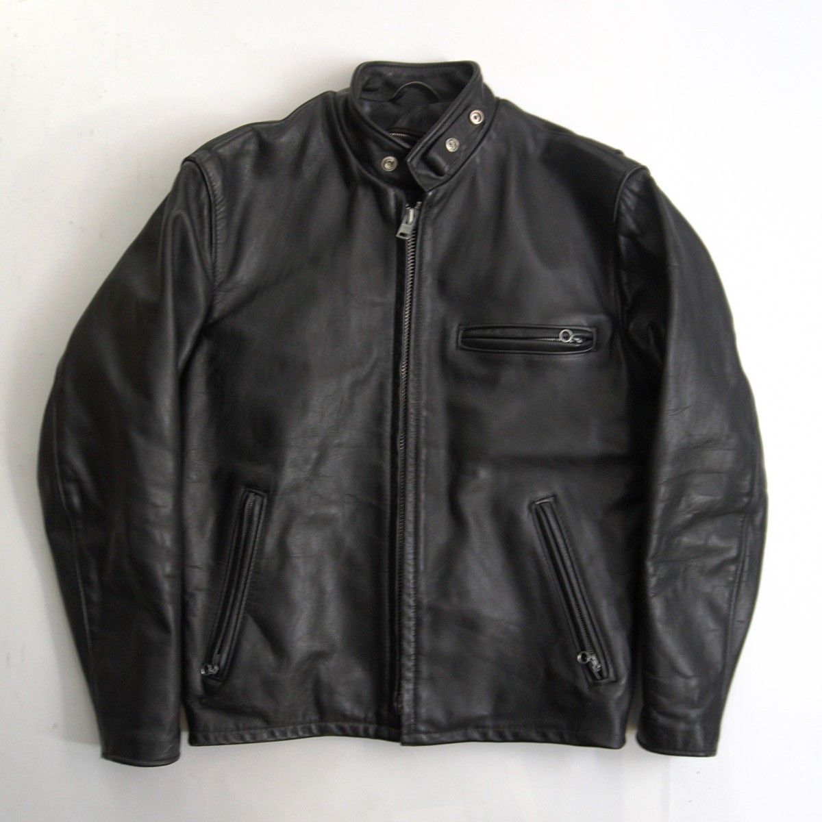 美品】SCHOTT【641/シングルライダースジャケット】38 ボアライナー