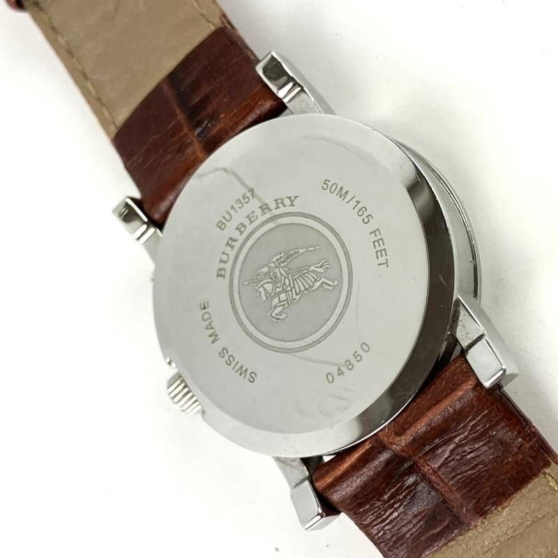 稼働品 新品電池交換済み BURBERRY バーバリー 腕時計 ノバチェック