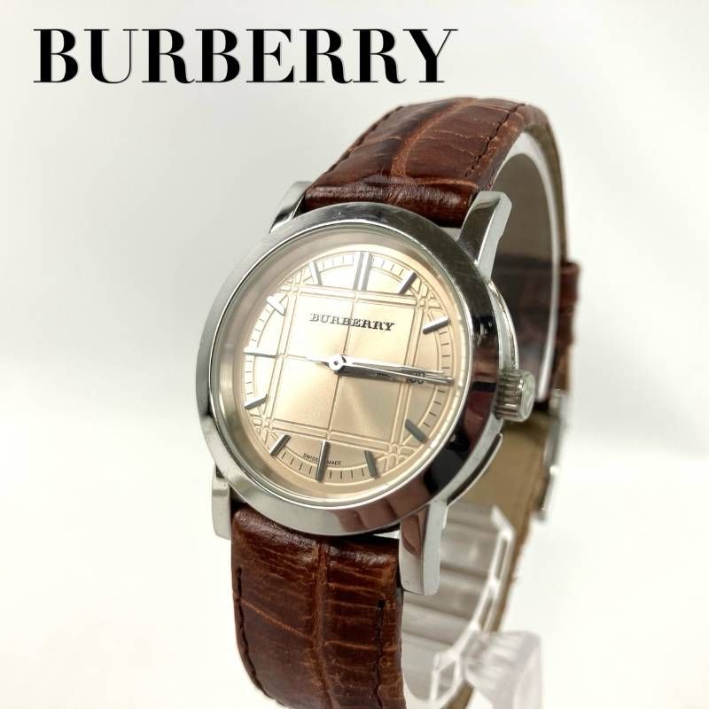稼働品 新品電池交換済み BURBERRY バーバリー 腕時計 ノバチェック