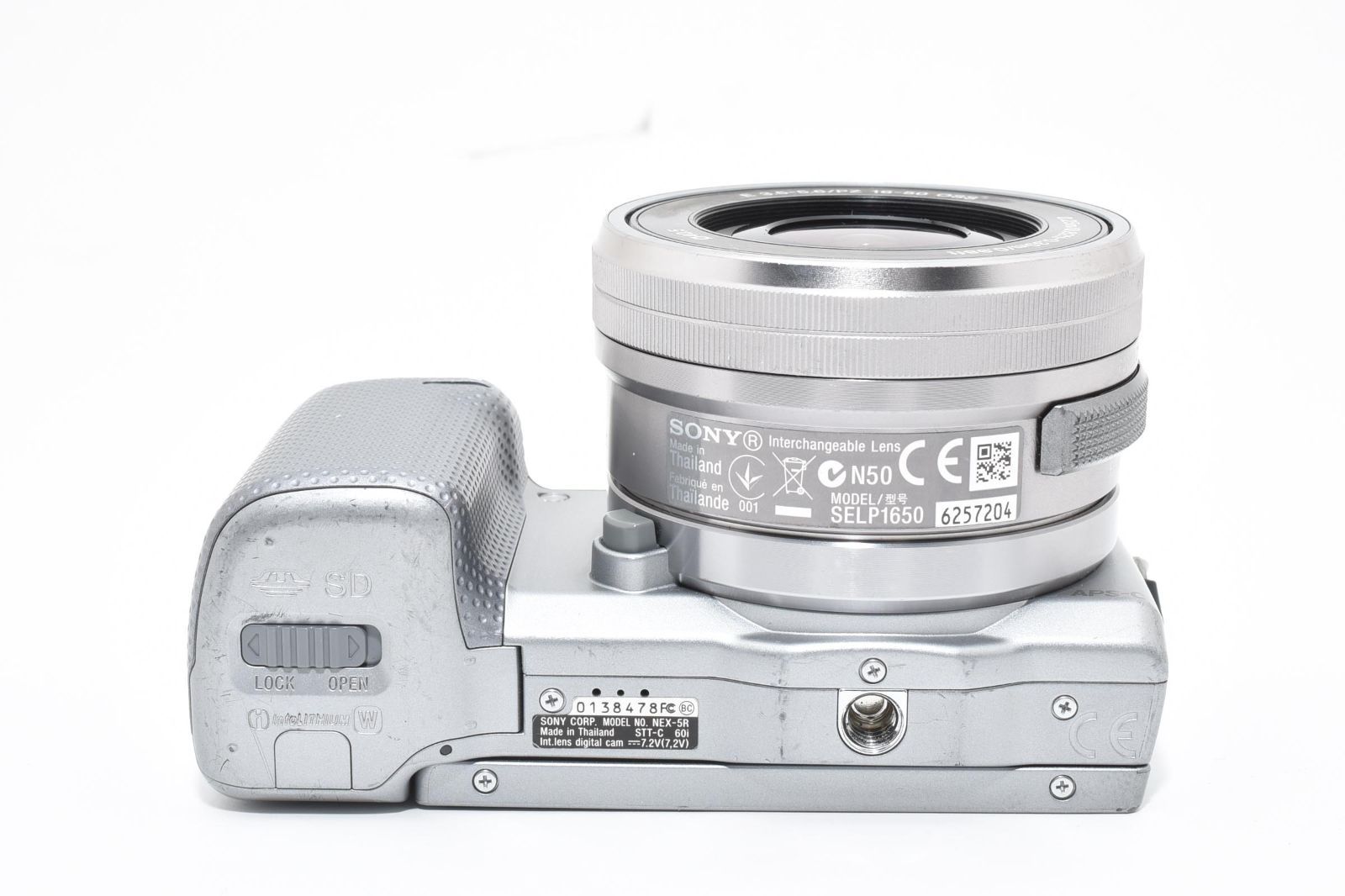 ☆極上級☆SONY ソニー NEX-5R シルバー 16-50mm レンズセット 極小