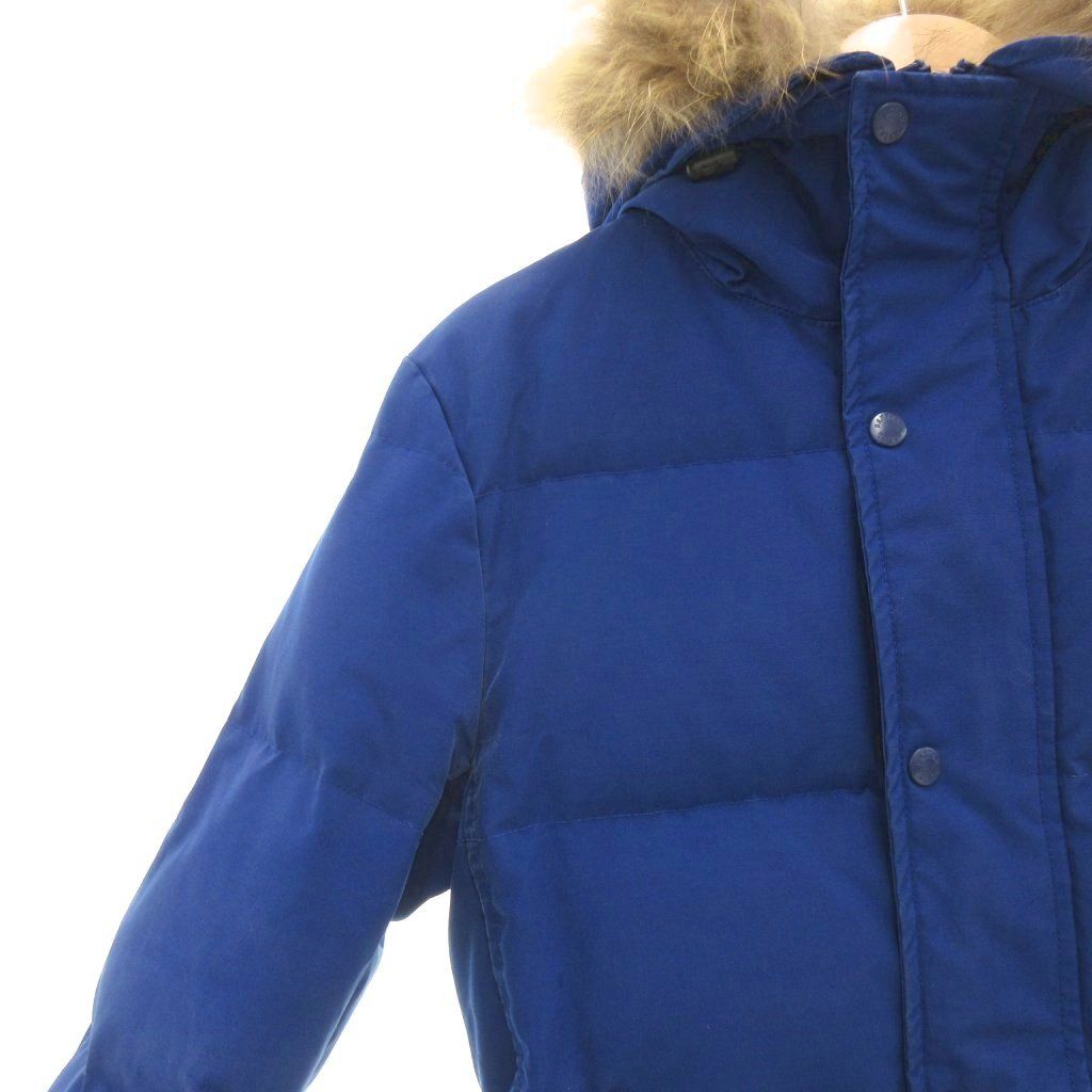 ダントン DANTON ショートダウンジャケット ラクーンファー付 フード