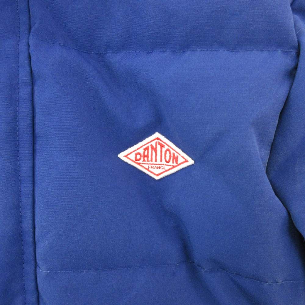 ダントン DANTON ショートダウンジャケット ラクーンファー付 フード