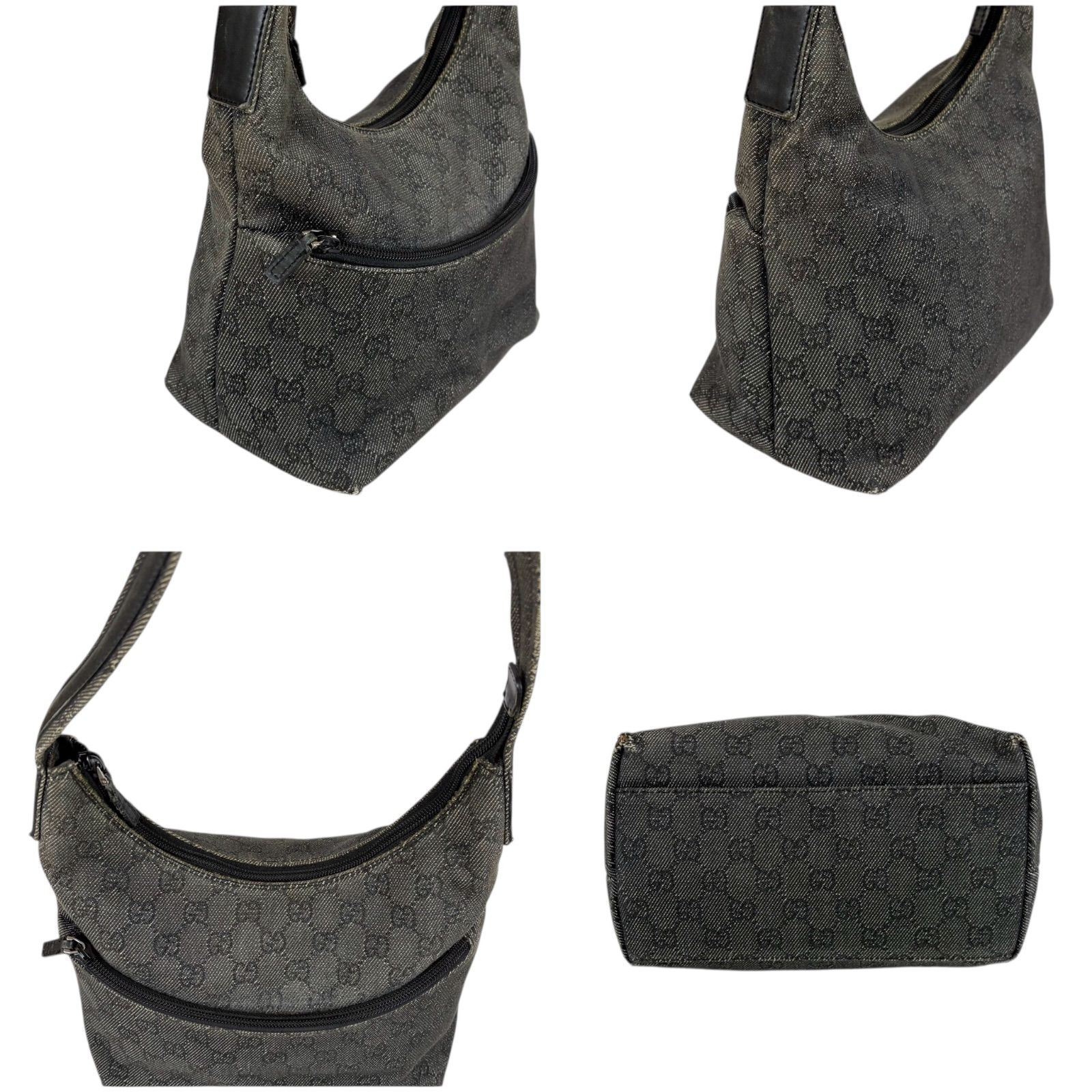 グッチ GUCCI GGキャンバス ワンショルダーバッグ ホーボーバッグ