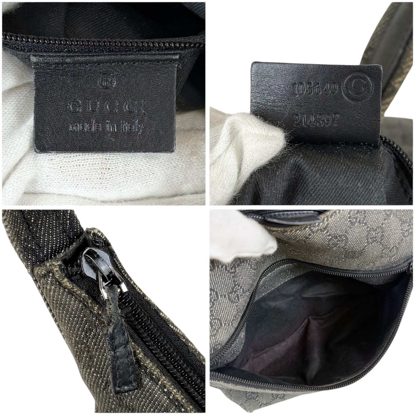 グッチ GUCCI GGキャンバス ワンショルダーバッグ ホーボーバッグ