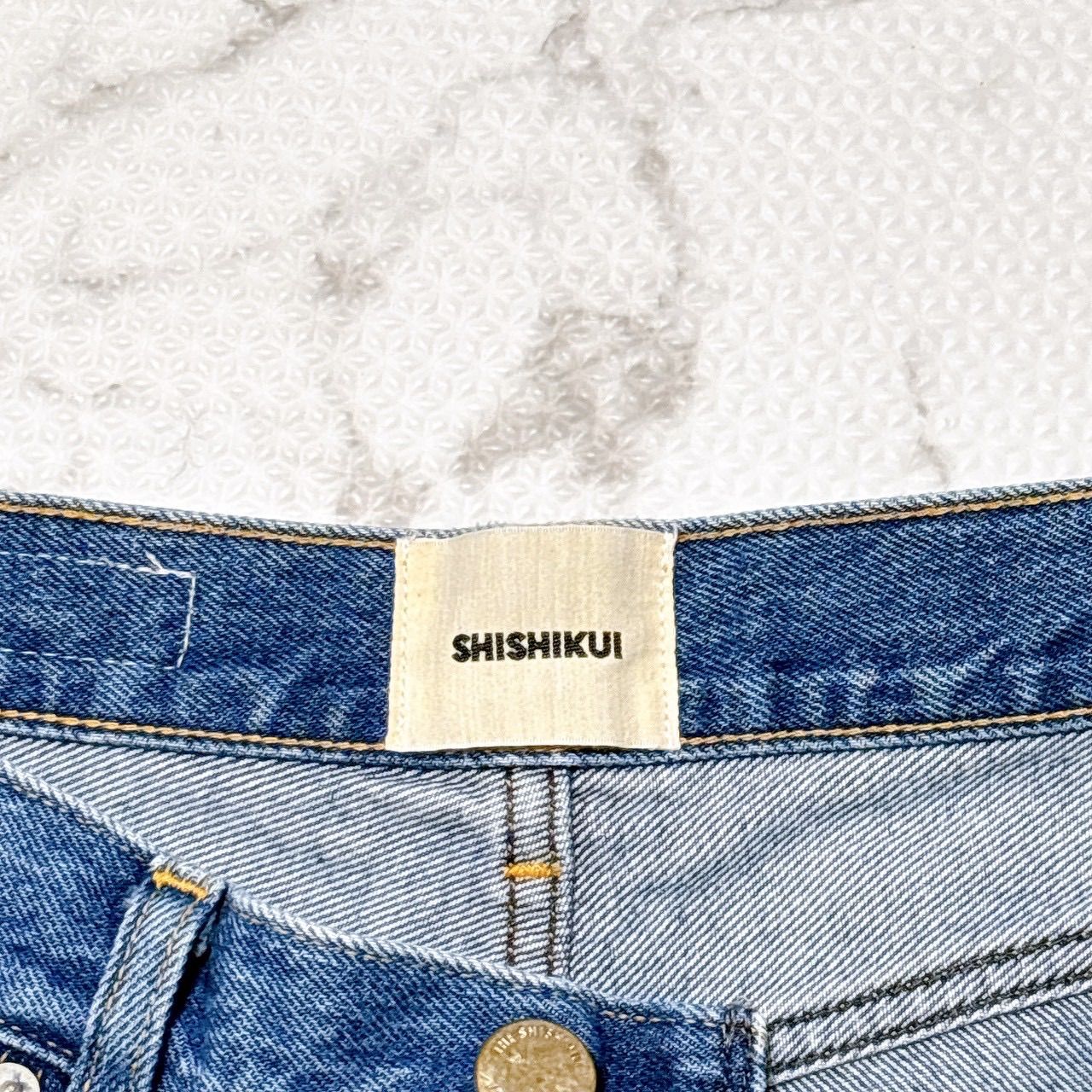 SHISHIKUI EASY JEANS/ MID USED 32 THE SHISHIKUI シシクイ