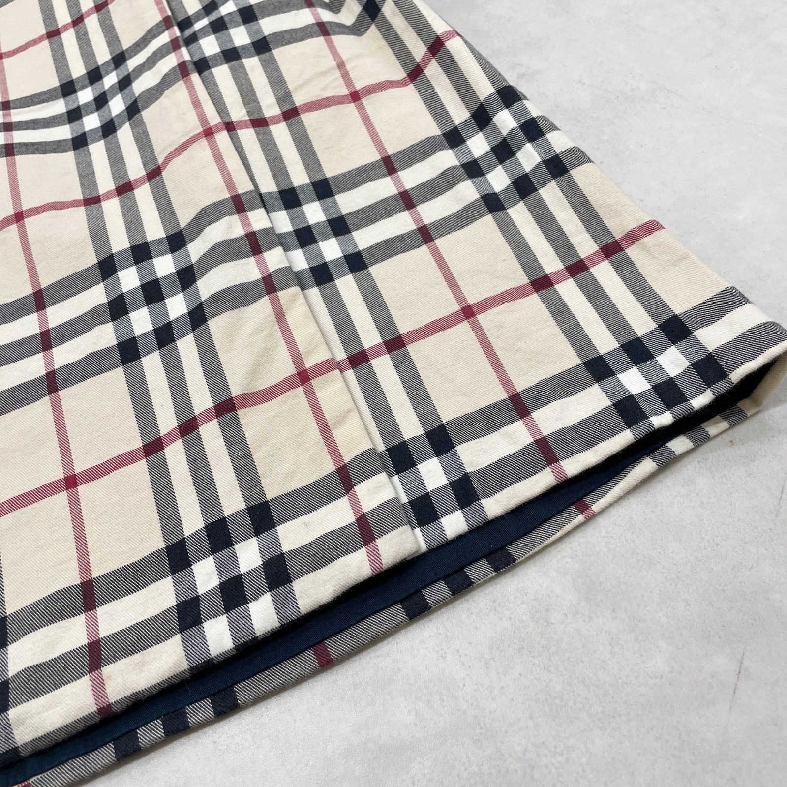 BURBERRY バーバリー ラップスカート リバーシブル ベルト ノバ
