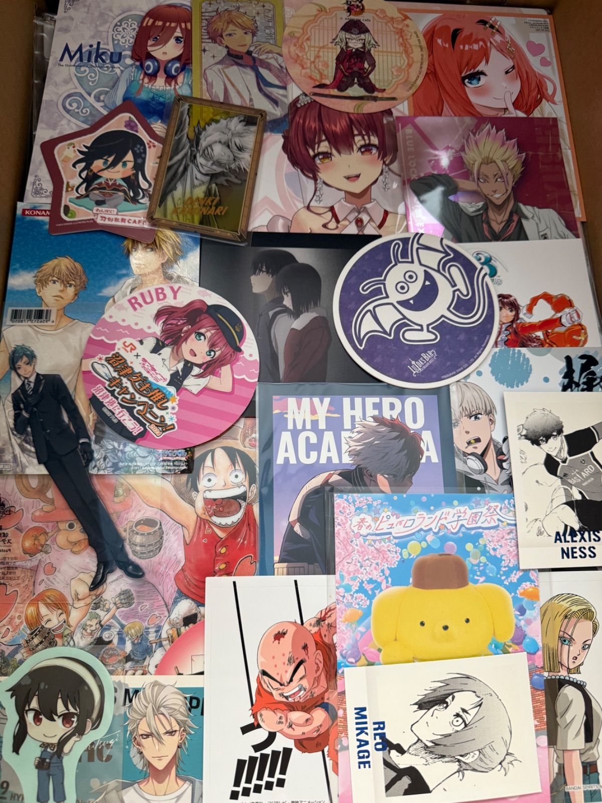 紙類 アニメ ゲーム まとめ売り 大量 コースター ポストカード