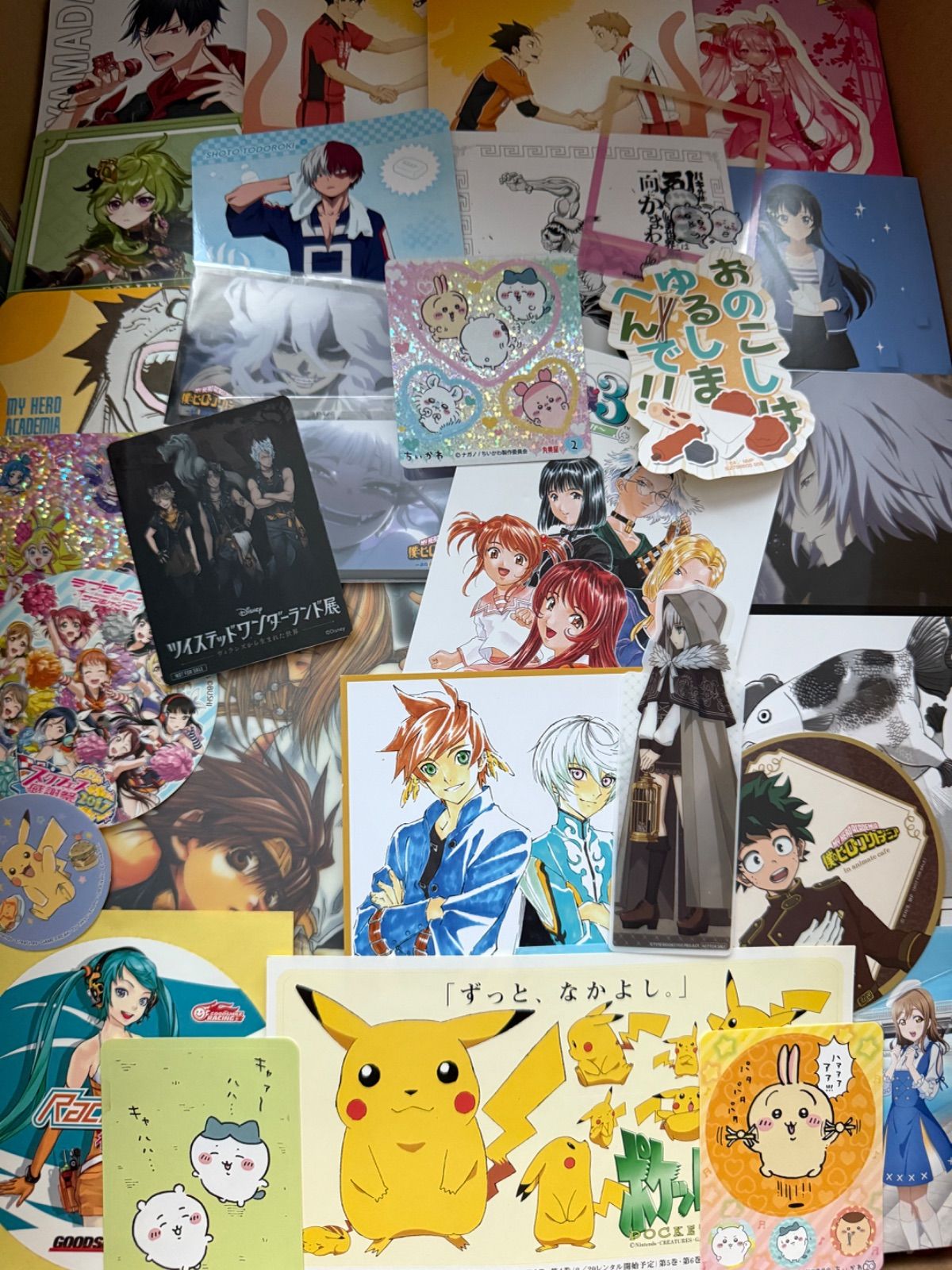 紙類 アニメ ゲーム まとめ売り 大量 コースター ポストカード