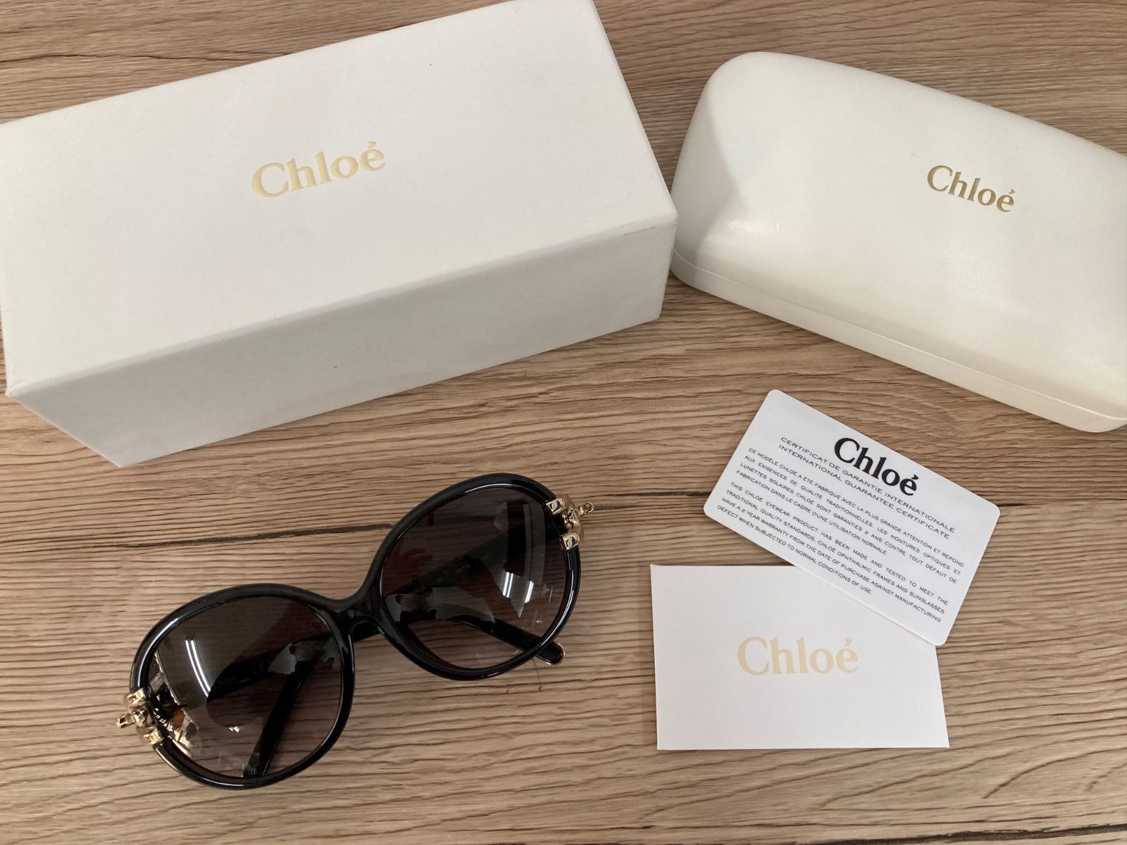 Chloé クロエ サングラス CE696SA ケース 箱付き 平塚店 衣料品 - メルカリ