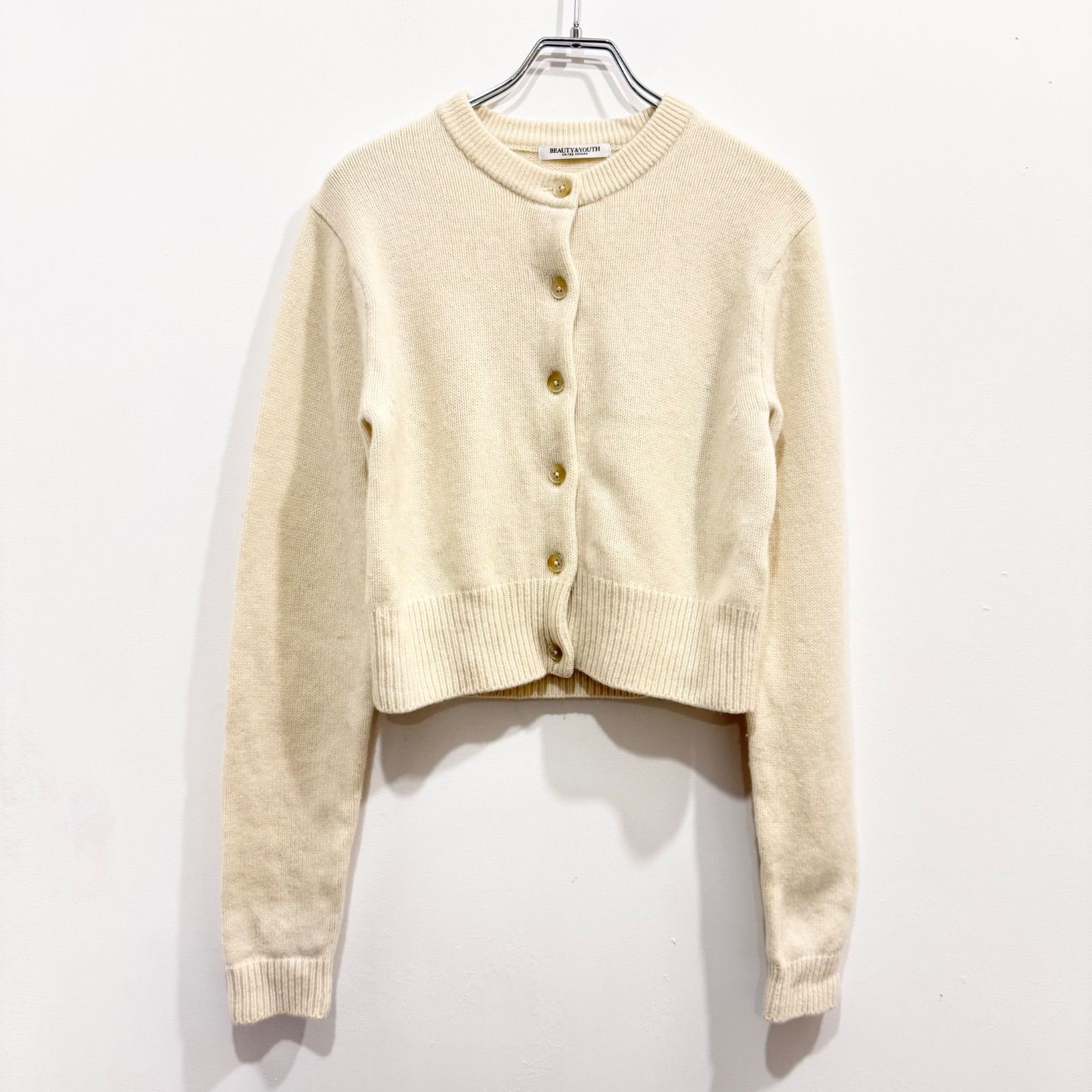 BEAUTY&YOUTH UNITED ARROWS ウール ショートクルーネックニット 