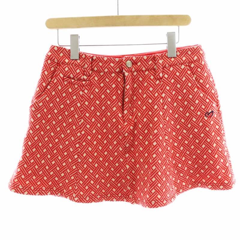 【お値下げ】ゴルフスカート　マスターバニー　サイズ2 マスターバニー MB マルチロゴ台形スカート レディースゴルフウェア