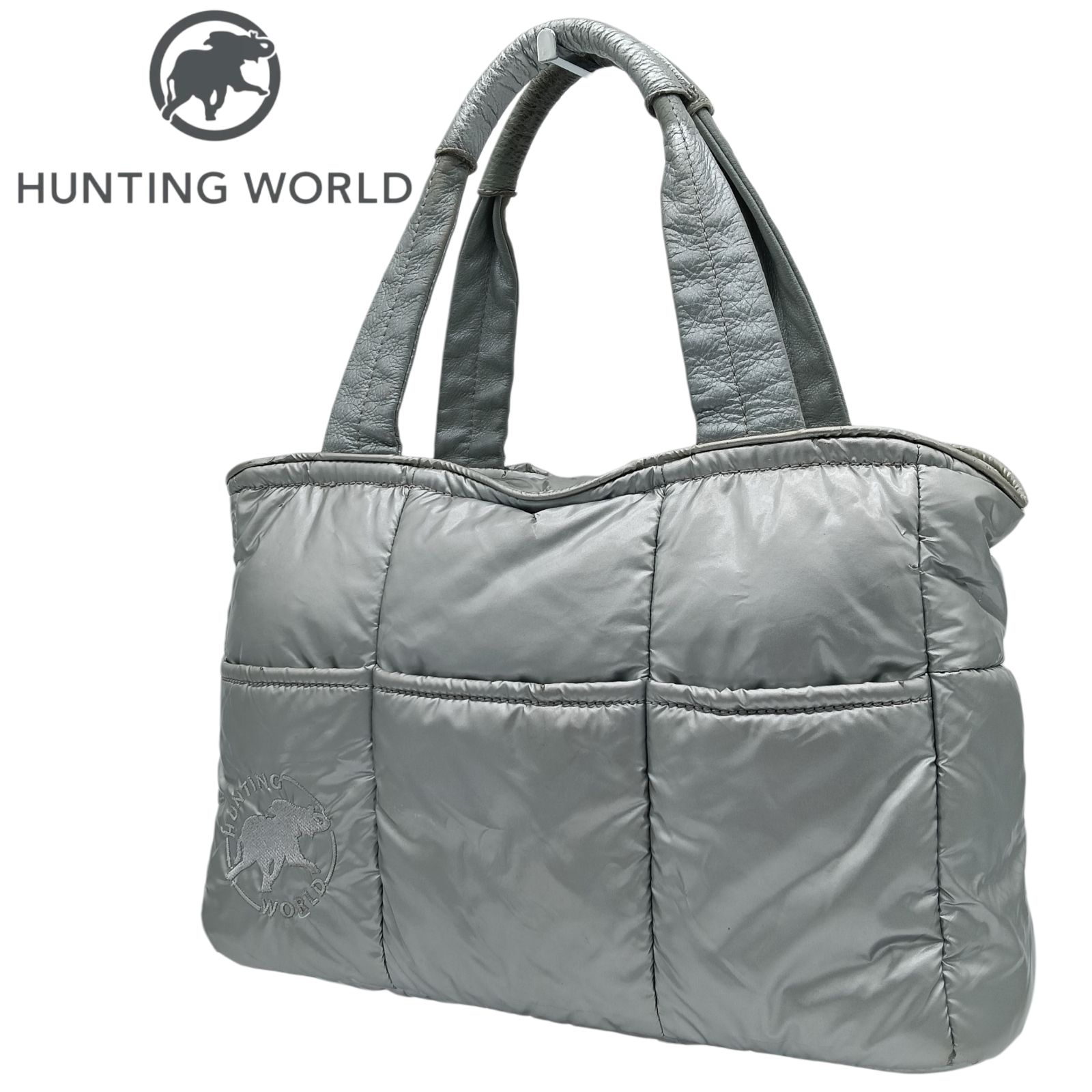 HUNTING WORLD ハンティングワールド ハンドバッグ キルティング 