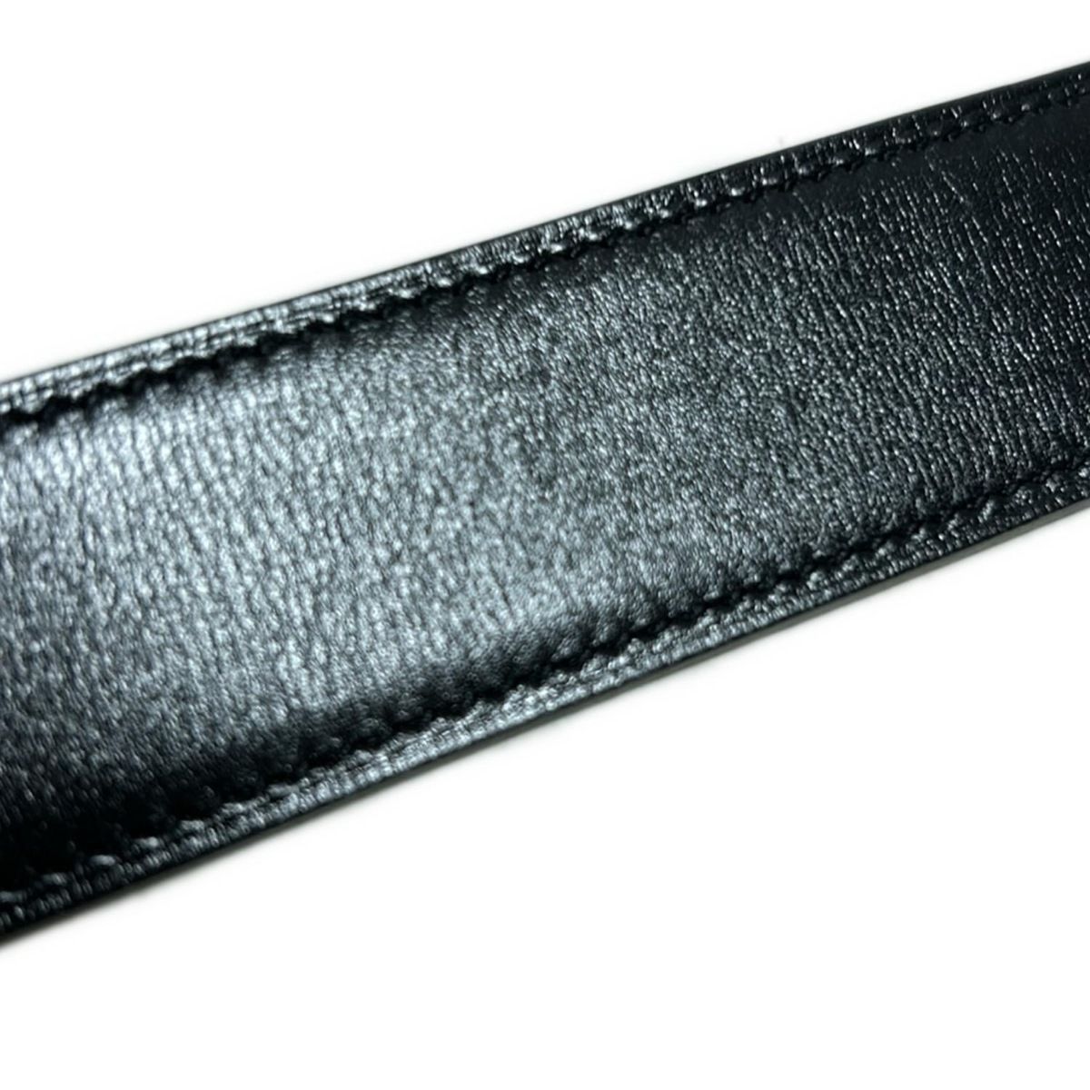 【専用】HERMES レザーベルト ネイビー HERMES エルメス Hベルト マルトレ 85 エバーカラー ネイビー/ブラック