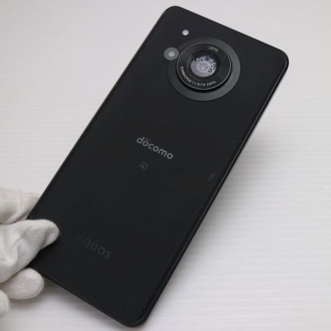 超美品 AQUOS R7 SH-52C ブラック スマホ 白ロム 土日祝発送OK 08000