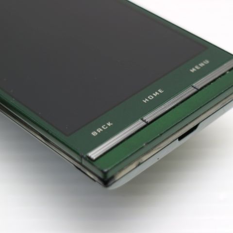 良品中古 au URBANO L02 グリーン 即日発送 スマホ KYOCERA au 本体 白