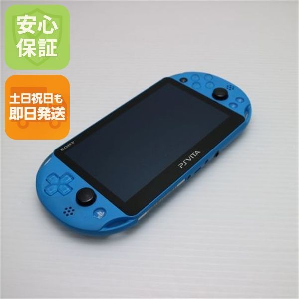 超美品 PCH-2000 PS VITA アクアブルー 即日発送 game SONY 