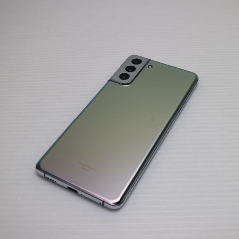 新品同様 Galaxy S21+ 5G SCG10 ファントムシルバー 白ロム 本体 即日
