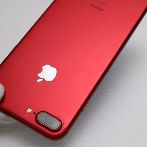 美品 SIMフリー iPhone7 PLUS 256GB レッド スマホ 本体 白ロム 土日祝